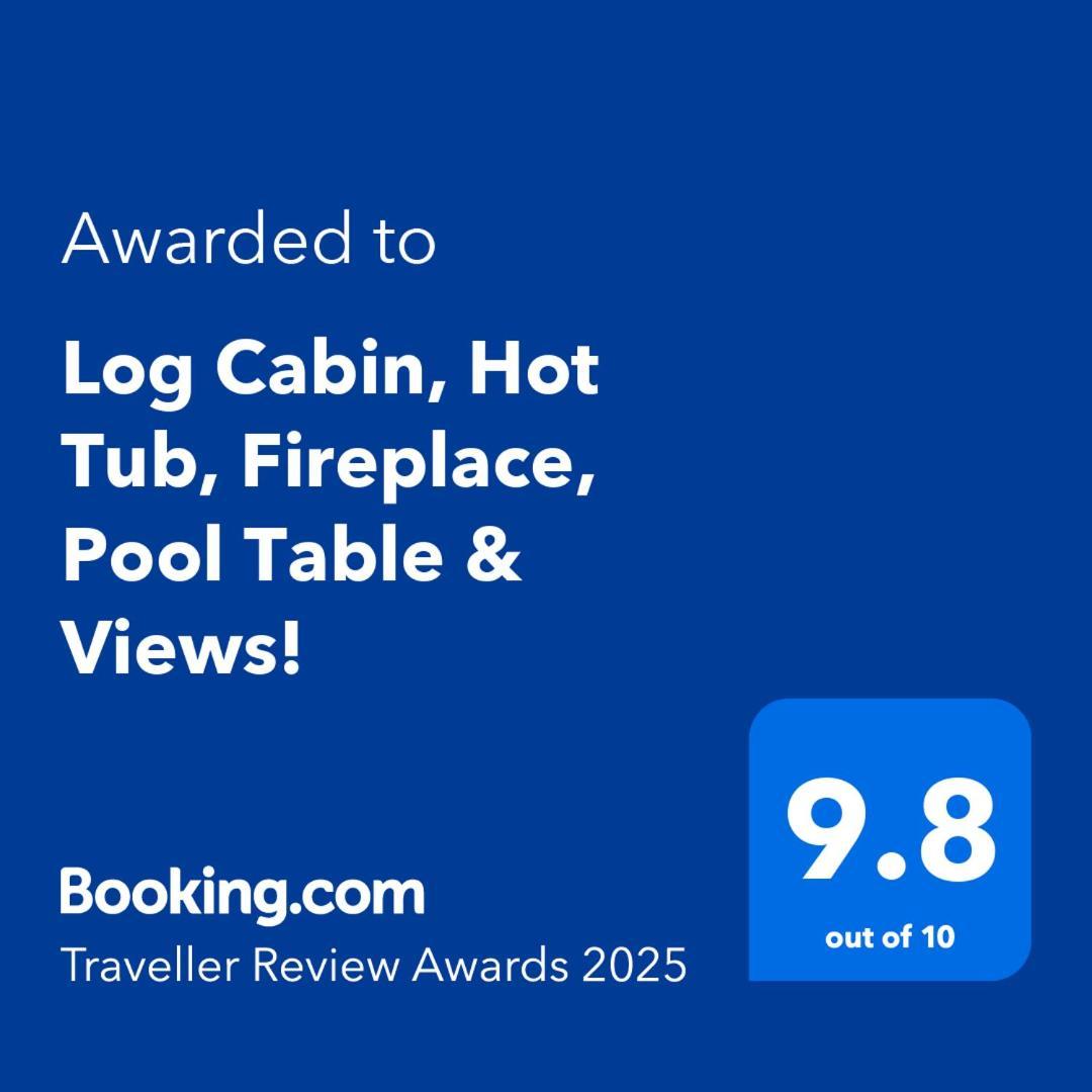 Log Cabin, Hot Tub, Fireplace, Pool Table & Views! Sevierville Εξωτερικό φωτογραφία